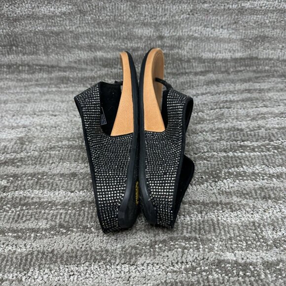 FitFlop Womens Banda Glitz Black T-Strap Sandals Size 10 - Picture 6 of 7